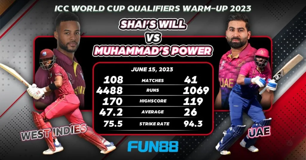 west indies vs. UAE icc world cup